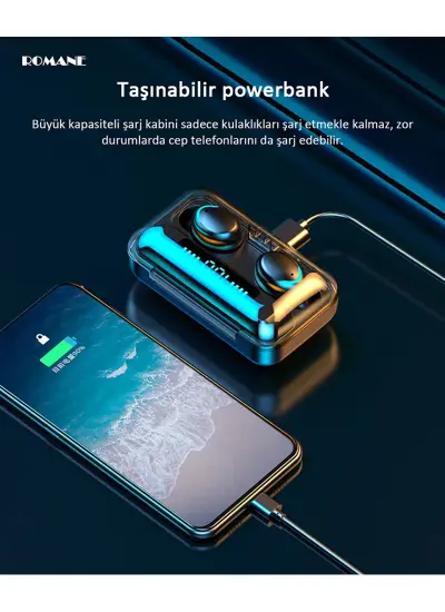 Linkage LKB-26 Bluetooth 5.0V Wireless Kulakiçi Kulaklık