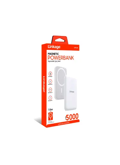 Linkage Lkp-20 5000mah 7,5wmagnetıc  Powerbank