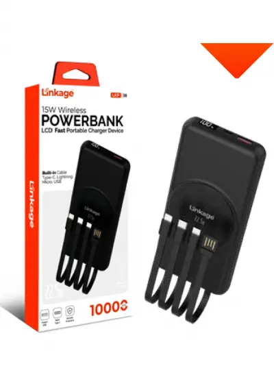 Linkage LKP-38 10000mAh PD 15W LCD Ekran  Powerbank