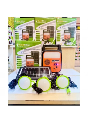 Gold Silver Gs-902p Şarjlı Solar Fener Bluetooth Özelliği El Feneri