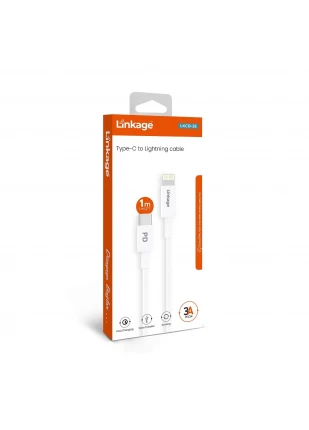 Linkage LKCB-26 3A, 27Watt USB-C to Lightning 1mt Kablo PD Şarj Kablosu