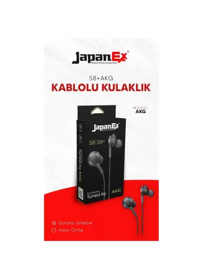 Japanex S8+Akg Kablolu Kulak İçi Kulaklık