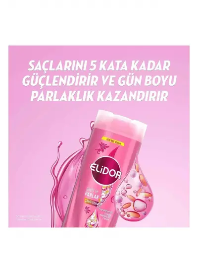 Elidor Superblend 2'si 1 Arada Şampuan & Krem Güçlü Ve Parlak 400 Ml