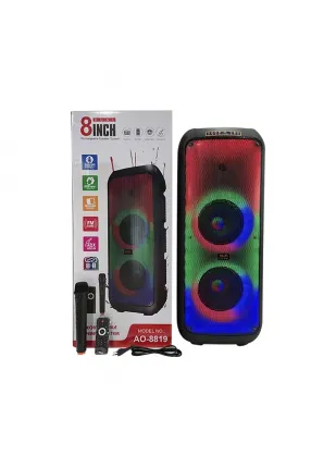 Universal AO-8819 Taşınabilir Rgb Mikrofonlu Bluetooth Parti Hoparlörü Universal AO-8819 Taşınabilir Rgb Mikrofonlu Bluetooth Parti Hoparlörü