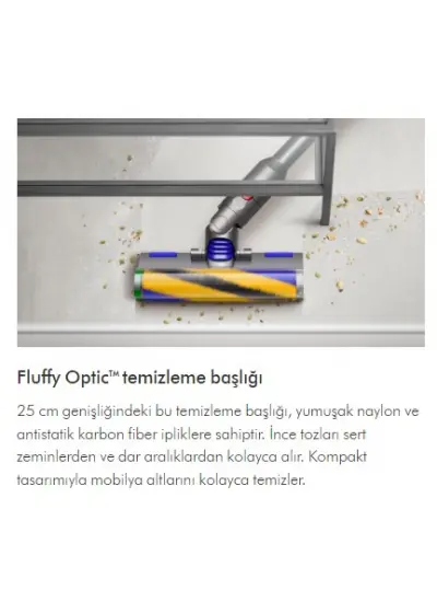 Dyson V15 Detect Dikey Şarjlı Süpürge