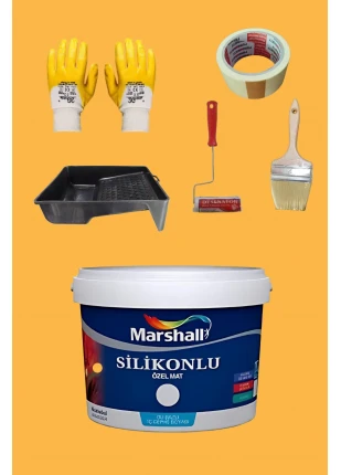 5li Set Silikonlu Özel Mat Iç Cephe Duvar Boyası Bal Arısı 15-7.5-2.5lt
