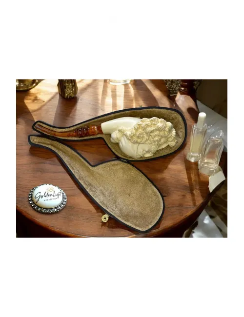 Sessiz Bilge El Oyması Lületaşı Pipo Sessiz Bilge El Oyması Lületaşı Pipo