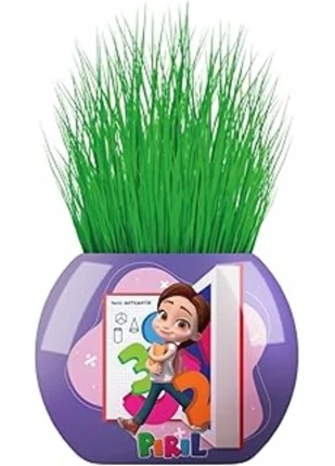 Yuup Pırıl Temalı Çim Adam 6'lı Set – Çocuklar Için Eğitici Ve Eğlenceli Bitki Yetiştirme Kiti