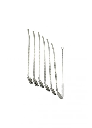 7pcs - 6pi̇pet + 1temi̇zleme Firça  Çelk Kaşikli Pi̇pet
