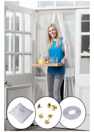 metrashop Mıknatıslı Kapı Sinekliği Tül Perde 105 x 205 cm shopbuyx 1113377