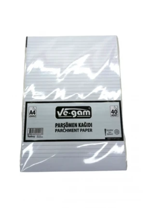 metrashop A4 40 PARÇA  ÇİZGİLİ PARŞÖMEN KAĞIDI shopbuyx 1113377