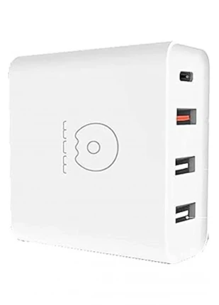 Wuw C111 Ev Hızlı Şarj Al 48w Pd 4 Bağlantı Noktası - 1 Tip-c Ve 3 Usb 3.0a 5v/9v/12v