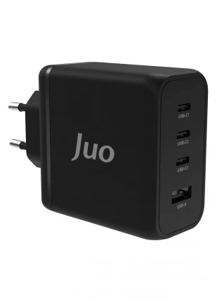 Ezg 100W 4 Portlu USB-C + USB-A GaN Şarj Aleti iPhone & Macbook & Notebook Type-C Hızlı Şarj Cih