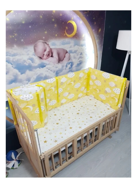Sarı Bulut Yıldız Desen1