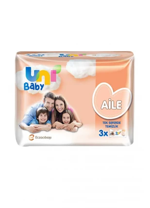 Unı Baby Aile Islak Havlu 3*52'li