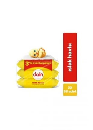 Dalin Islak Mendil Havlu 56'lı 3'lü Avantaj Paket 168 Yaprak