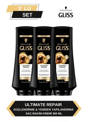 Ultimate Repair Saç Kremi 360 ml X 3 Adet