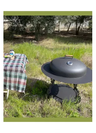 MAUNA Odunluklu Ateş Çukuru, Bahçe Şöminesi ve Barbekü Seti MAUNA Odunluklu Ateş Çukuru, Bahçe Şöminesi ve Barbekü Seti