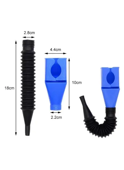 Plastik Araç Motosiklet Motor Yağ Hunisi Sıvı Aktarım Mazot Benzin Yağ Hunisi