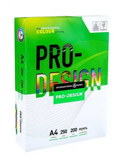 Pro-Design A4 250 gr 250 Yaprak Beyaz Fotokopi Kağıdı