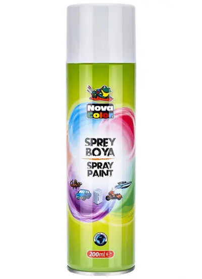 Nova Color Sprey Boya 200 Ml Beyaz