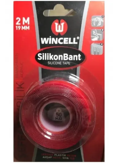 Silikon Çift Taraflı Bant 19mm x 2 Mt  -CK-4039