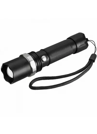 Km-110 Profesyonel Şarjlı El Feneri Ledli+flashlight+zoom Özellikli 6 Parça Full Set