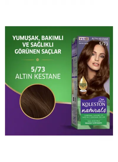 Naturals Saç Boyası Altın Kestane 5/73 2x Paket