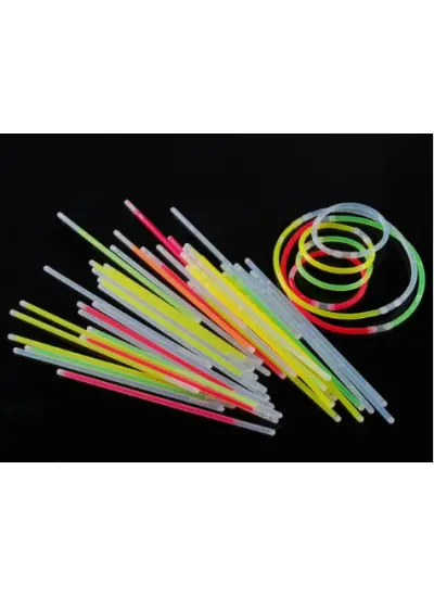 10 Adet Glow Stick Bracelet Fosforlu Kırılan Çubuk Bileklik