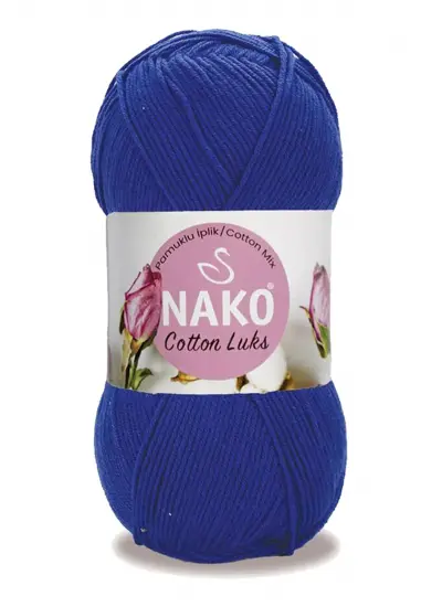 5 Adet Cotton Lüks Yelek Tunik Kazak Bluz Hırka İpi Yünü Saks Mavi 97561