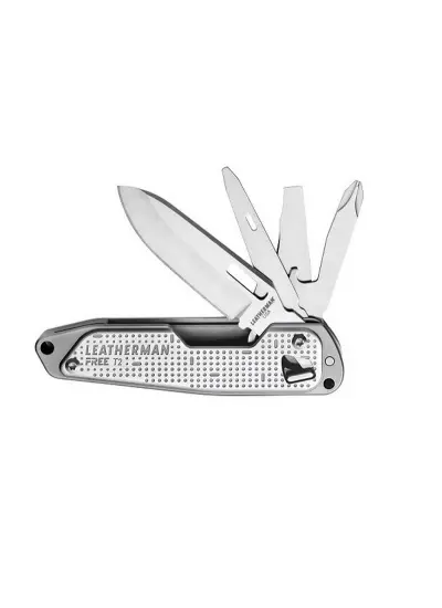 Leatherman T2 Çok Amaçlı Çakı - 420HC Bıçak, Metal Gövde, (Multitool)