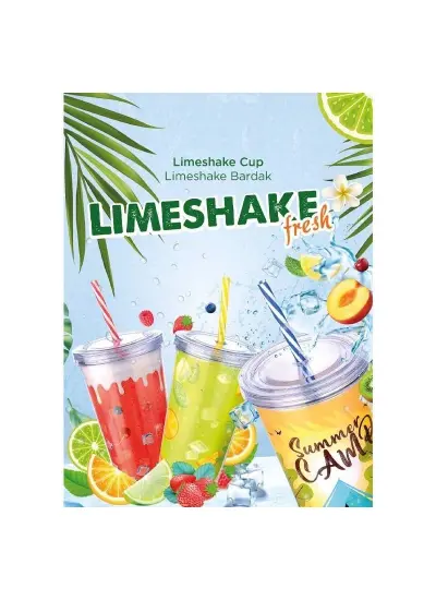 Cool Lime Bardağı - Limeshake Bardak 600 ML