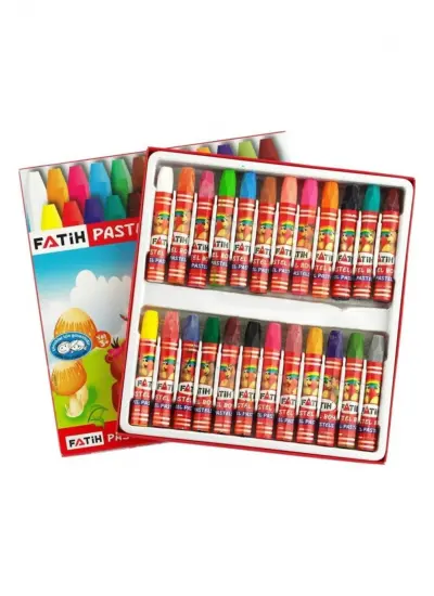 Fatih Pastel Boya 24 Renk King Size Kutulu