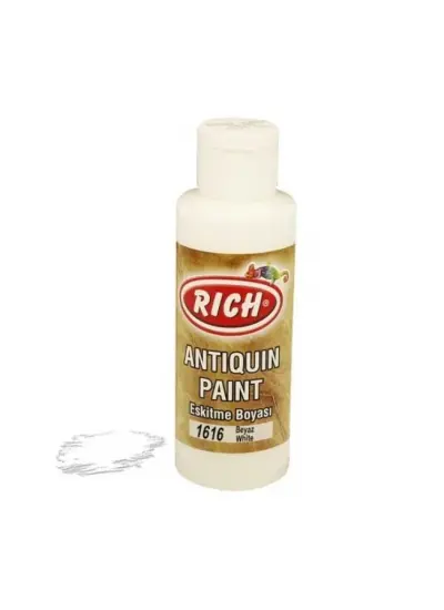 Rich 1616 Beyaz 120 ml Eskitme Ahşap Boyası