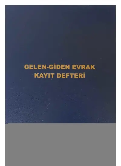 Kocaoluk Gelen Giden Evrak Kayıt Defteri Ciltli