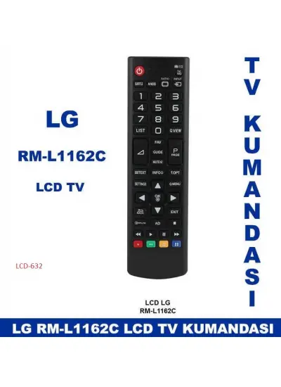 LG RM-L1162C Kumanda - LCD-632