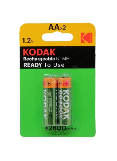 Kodak Şarj Edilebilir Ni-MH AA Pil 2600 mAh (2 Adet)