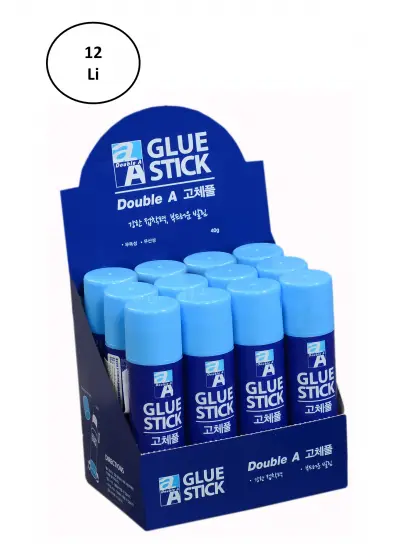 Double A Glue Stick 40 Gram Yapıştırıcı 12'li