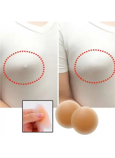 Silikon Göğüs Ucu Kapatıcı Gizleyici Bant Aparat  Nipple Pad