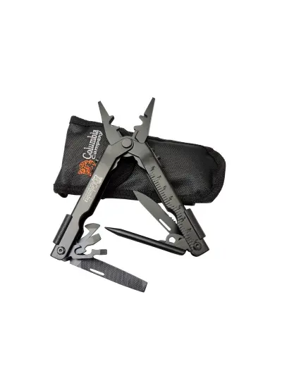 NP 1020 A Siyah İmha Pensesi 17cm - Çok Amaçlı, Metal Gövde (Multitool), Kılıflı