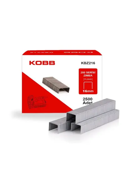 Kobb KBZ216 16 mm 2500 Adet Zımba Teli