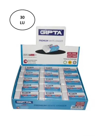 Gıpta Silgi Premium Pvc-Dust Free Beyaz (30 Lu Paket)