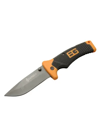 Gerber Bear Grylls 113 Turuncu Kamp Çakı 21cm - Manuel, Kemerlikli