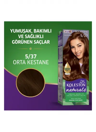 Naturals Saç Boyası Orta Kestane 5/37