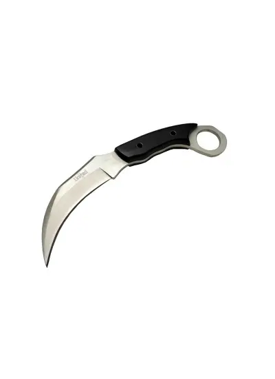 United Claw Cutter Karambit UK 1 Siyah Outdoor Bıçak 17cm - Kılıflı, Plastik Sap