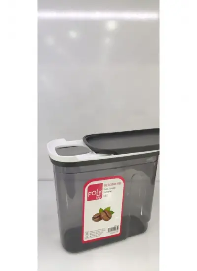 1.8 Litre Poly Erzak Saklama Kabı Kızaklı Kapak TOPTANBULURUM-BNM-0650