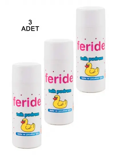 Feride Serpme Talk Pudrası 75 Gr. 3 Adet