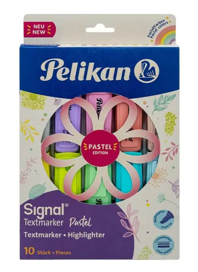 Pelikan Pastel Renk İşaretleme Kalemi, 10'lu Set