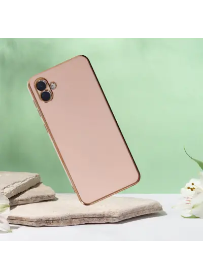 SAMSUNG A04 E ŞANZELİZE KILIF ROSE GOLD