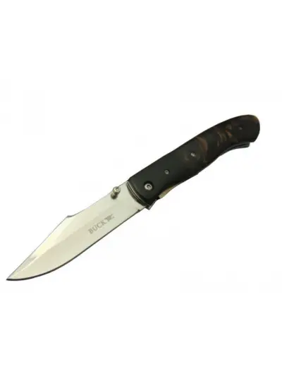 Buck BK-002 Çakı Kahve 23 cm Manuel, Kemerlikli